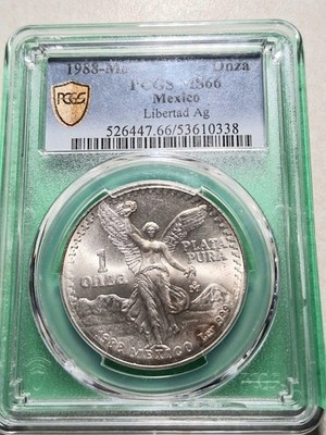 1988 Libertad 1 Oz .999 Ms 66 PCGS | eBay
