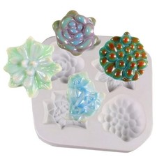 O.D.8.75  x 8.25 D.1.75 Succulent Frit Casting Mold Glass Fusing