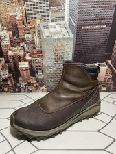 Merrell Men's Thermo Kiruna Mid Zip Waterproof Boot on Clay Brown Leather  12