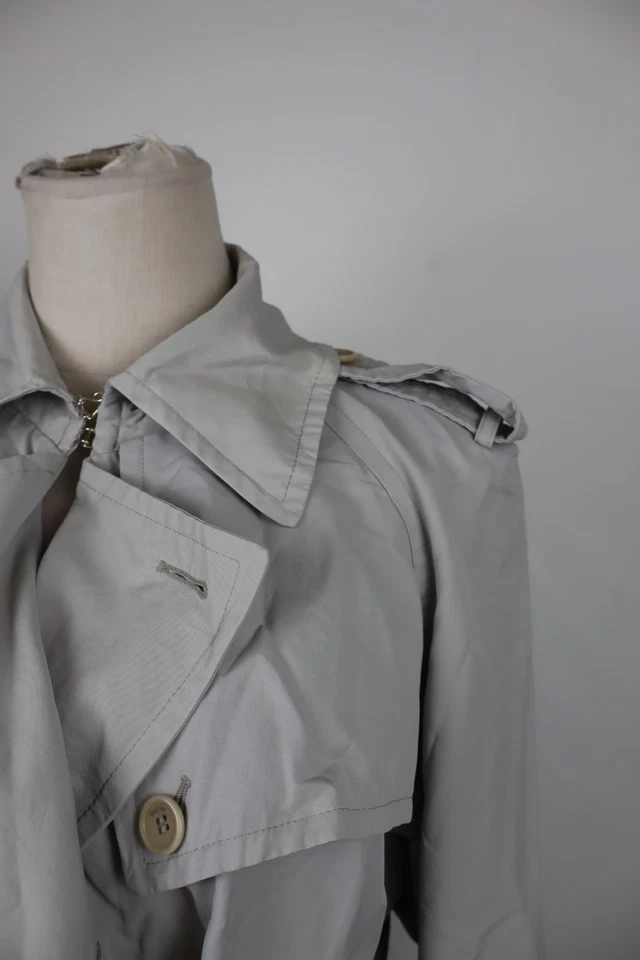 MAX MARA RAINWEAR TRENCH IMPERMEABILE DONNA Tg 44 WOMEN VINTAGE CASUAL JACKET - Imagen 2 de 4