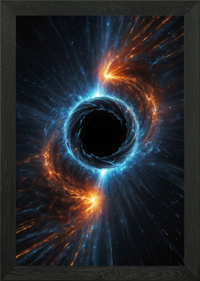 Cosmic Singularity Explosion Framed Wall Art Poster Canvas Print Picture