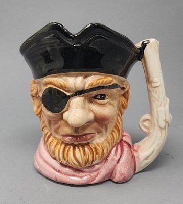 Vintage Toby  Pirate Buccaneer Cup Mug Gun Handle Japan Original Arnart Creation
