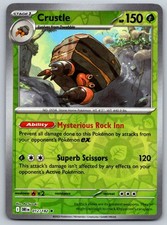 Crustle Reverse Holo Destined Rivals 012/182 Pokemon Card NM