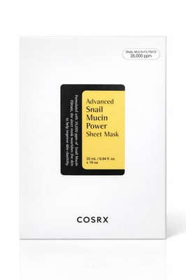 COSRX Advanced Snail Mucin Power Sheet Mask 10 Stück Set K-Beauty Neu