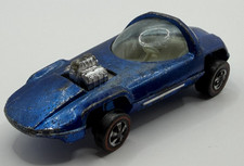 Vintage Blue Hot Wheels Redline Silhouette 1967 Mattel U.s.a.