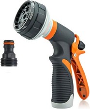 8 Function Spray Nozzle - Water Hose Gun Multi Pattern Garden Adjustable Mist