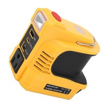 Power Inverter Accessory for DeWalt 20V Battery with DC 12V Port 220W Output