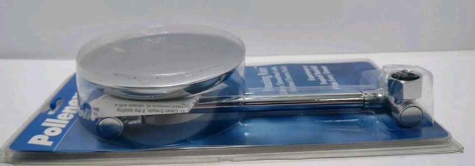 Cabezal de Ducha Pollenex DP1001CL Lluvia Vertida Todo Latón 5.5" Acabado Cromo Pulido Foto 3 de 3
