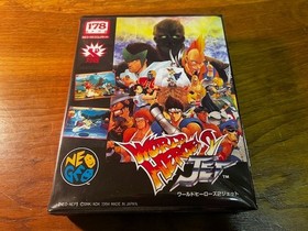 WORLD HEROES 2 JET - NEO GEO - AES - TESTED - EXCELLENT