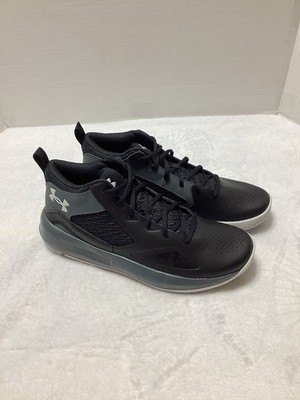 Men s 10.5/Womens 12 Under Armour GS Lockdown 5 Black/Pitch Gray