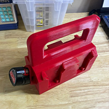 Milwaukee M18  M12 Battery Holder Caddy  Holds 4 M18  2 M12  3D Printed