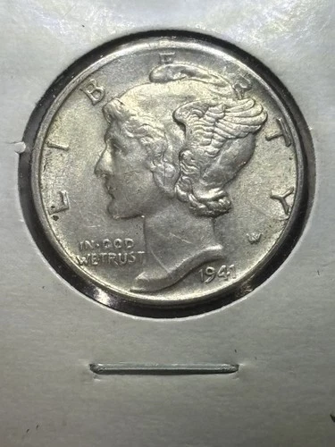 1941   Mercury Dime fine