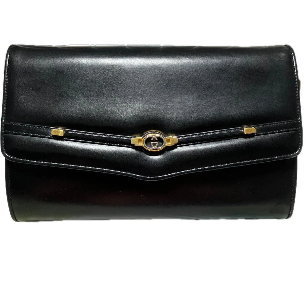 GUCCI Sac Bandoulière Second 2 Voies Cuir Couleur Noir Épaule Cuir 017