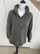 Lululemon Scuba Oversized Funnel-Neck Half Zip Army Green Size XS/S