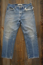 Vintage Lee Regular Fit Distressed Jeans  36 x  29 SEE PICS 4 MEAS. 