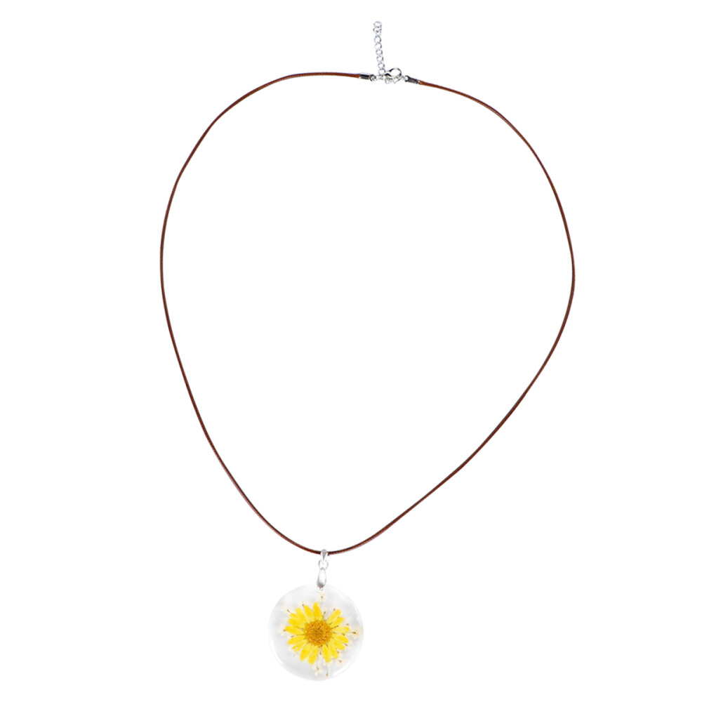 Dried Flower Necklace for Women Elegant Premium Jewelry Miss  