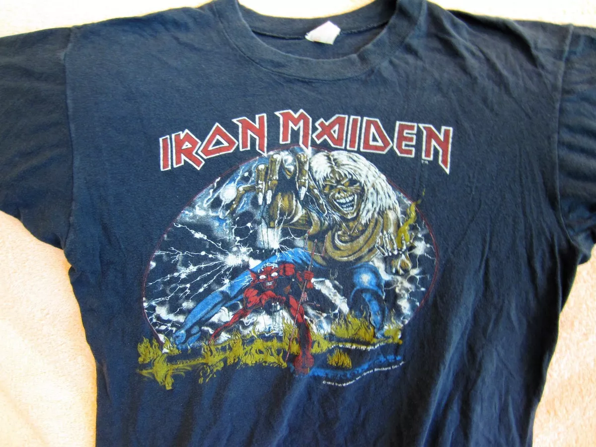 iron maiden t shirt ebay