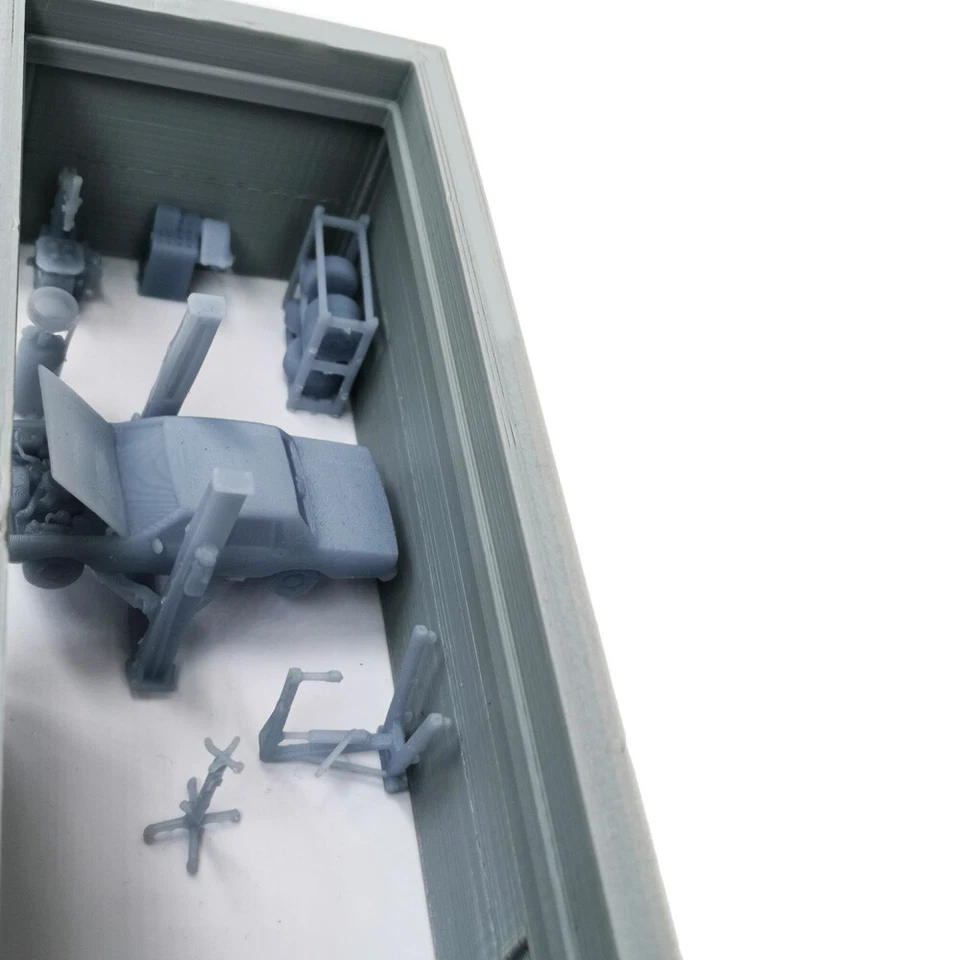 Outland Models Modelleisenbahn Autowerkstatt und Zubeh?r 1:87Spur H0 - Bild 3 von 4