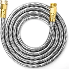 UNCO 10 Feet Stainless Steel No Kink Metal Garden Hose