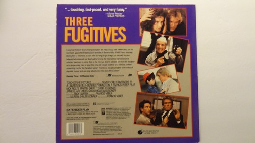 Three Fugitives (LASERDISC) Nick Nolte Martin Short James Earl Jones - Picture 2 of 10