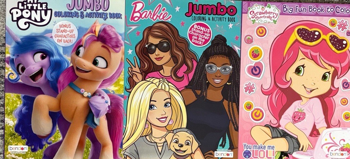 Lot Of Coloring Activity Books MY LITTLE PONY, STRAWBERRY