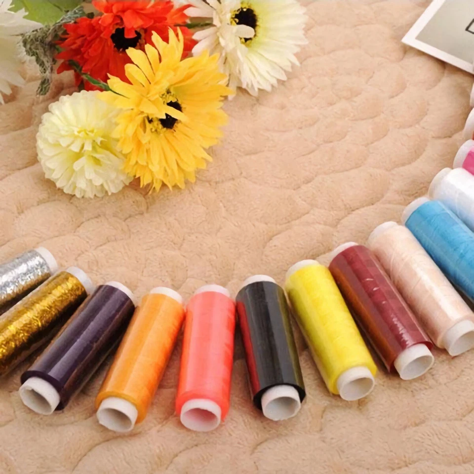 39PCS/Set Assorted Colorful Polyester Sewing Thread Spools - Image 4 of 4