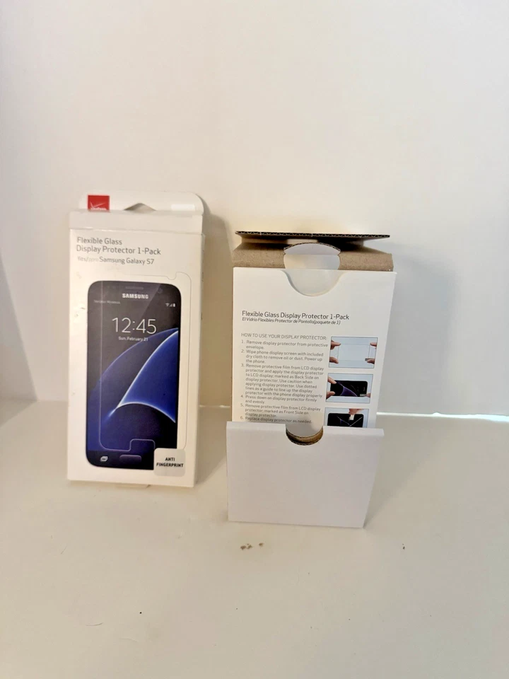 Protector Pantalla Cristal Flexible para Samsung Galaxy S7 SM-G930 Antihuellas Dactilares Foto 2 de 3