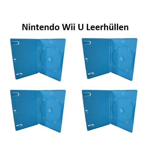 Nintendo WiiU Wii U Leerhüllen Ersatzhüllen Spielhüllen Game Hülle Case Disc CD