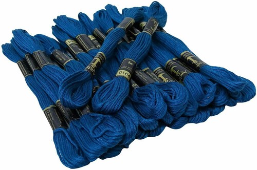 Anchor Stranded Cotton Threads Hand Embroidery Thread Cross Stitch Sewing Blue - Picture 2 of 5