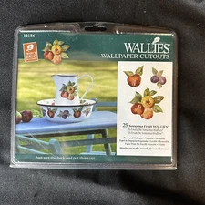 Wallies SONOMA FRUIT Wallpaper Cutouts Prepasted NEW