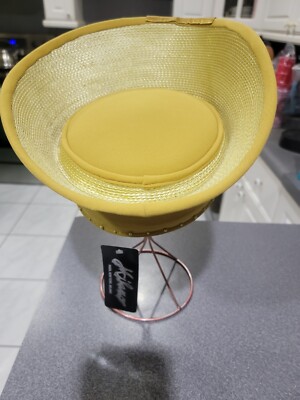 Milano Paris New York Elegant Hat w/ Matching Purse - Olive  display picture 1