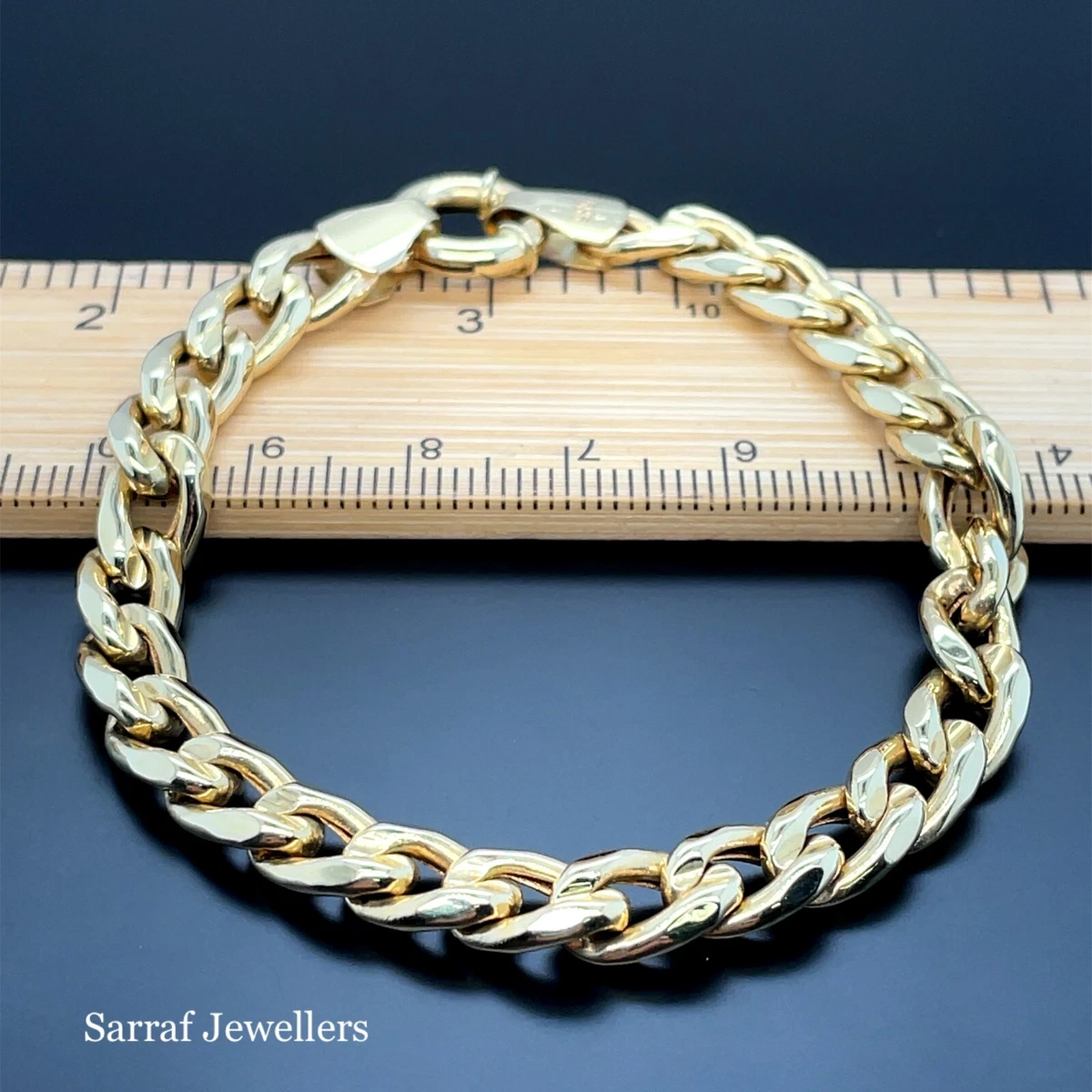 Vintage 14k 585 Italy Gold Bracelet - Gem