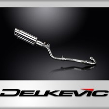 Kawasaki KLX300 2020-24 Delkevic 200mm Round Stainless Exhaust Silencer Can Kit
