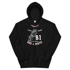 01 Hells Angels Pitbull Hoodie Biker Support 81 Big Red Machine