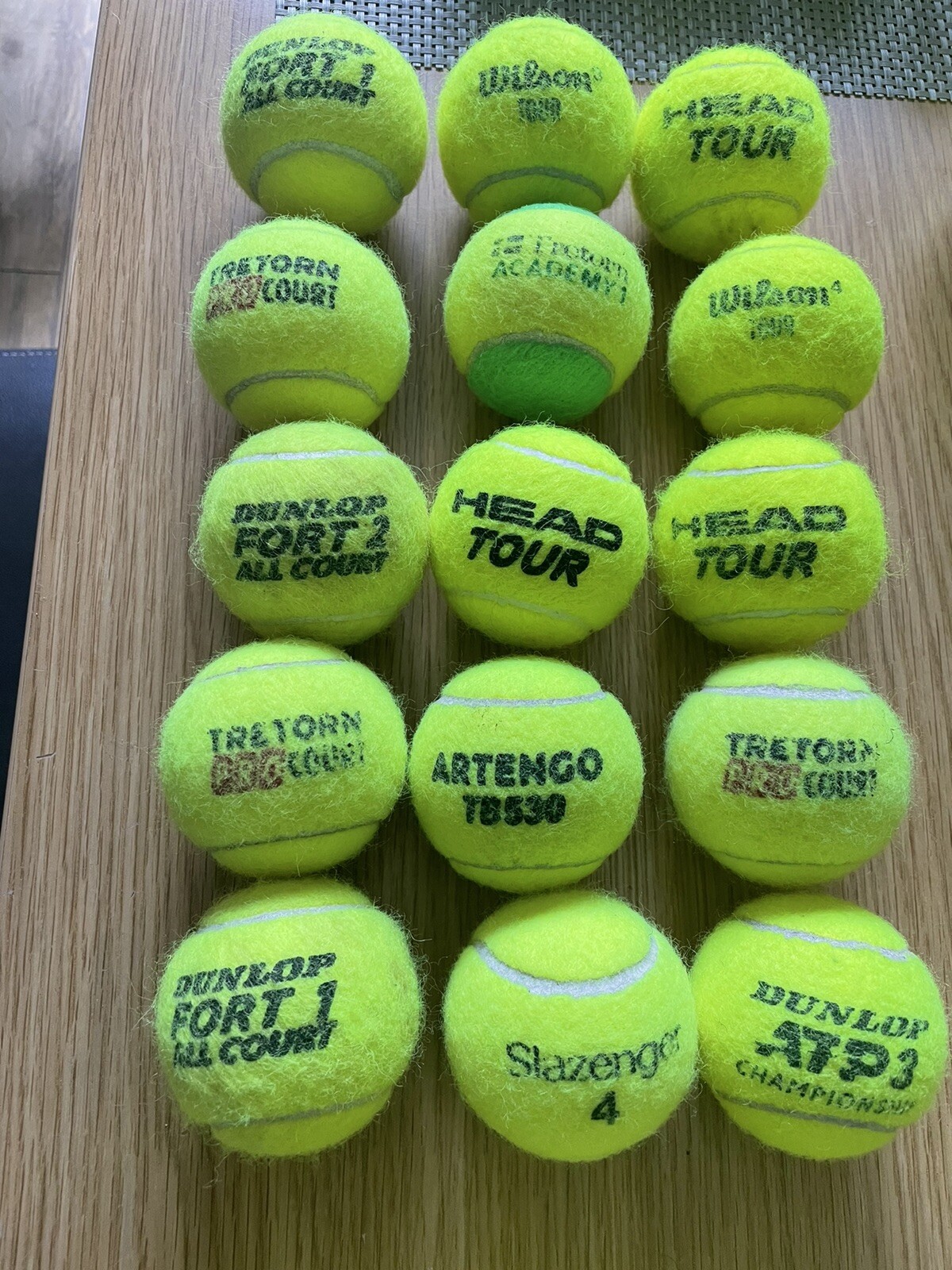 15 Used Tennis Balls eBay