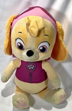 Paw Patrol Skye Plush Puppy Spin Master 17" Pink Beige Nickelodeon Clean 2017