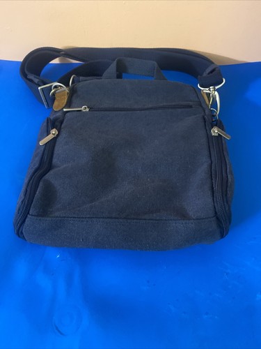 Travelon Anti-Theft Heritage Tour Bag, Size: 9" x 11.5" x 3" indigo New @ - Picture 2 of 5