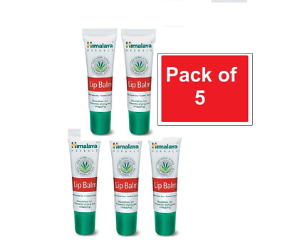 5 x Himalaya Lip Balm 10g Each Relieves Sore & Chapped Lips | eBay