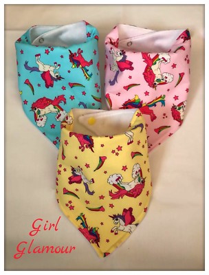 Einhorn Tröpfel Lätzchen Lätzchen Bandana Babynahrung Rülpsen