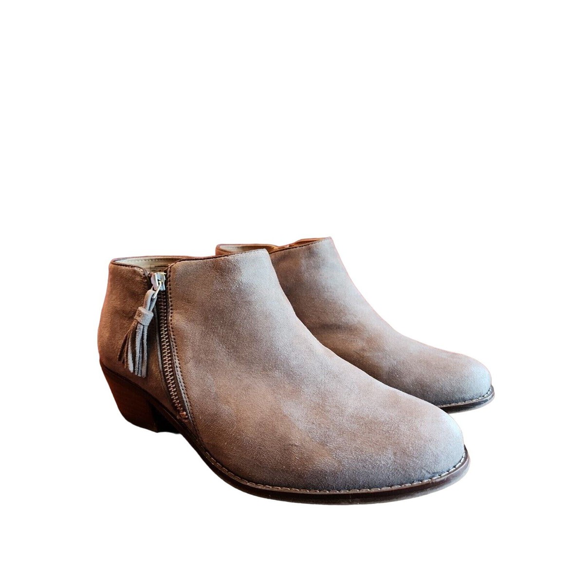 Vionic Womens Serena Ankle Boots Size suede side zip