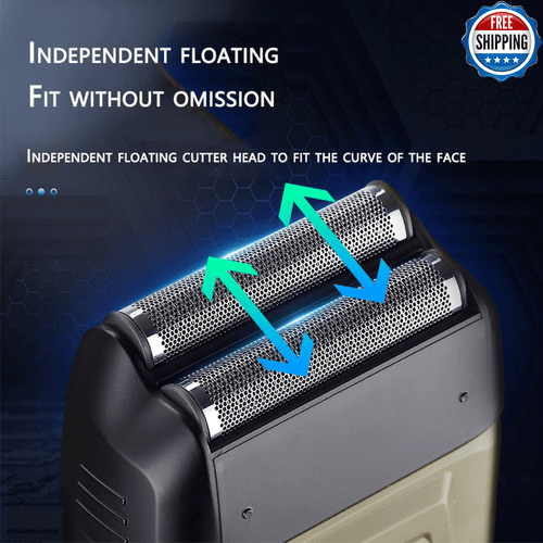 Upgarded Men's USB Electric Foil Shaver Trimmer Razor Hair Beard Shaving Machine - 第 4/27 張圖片