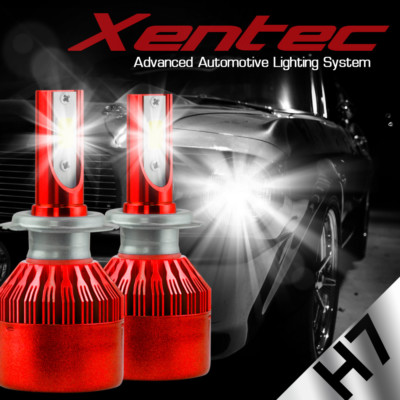XENTEC LED HID Headlight kit H7 White for Mercedes-Benz C400 2015-2015