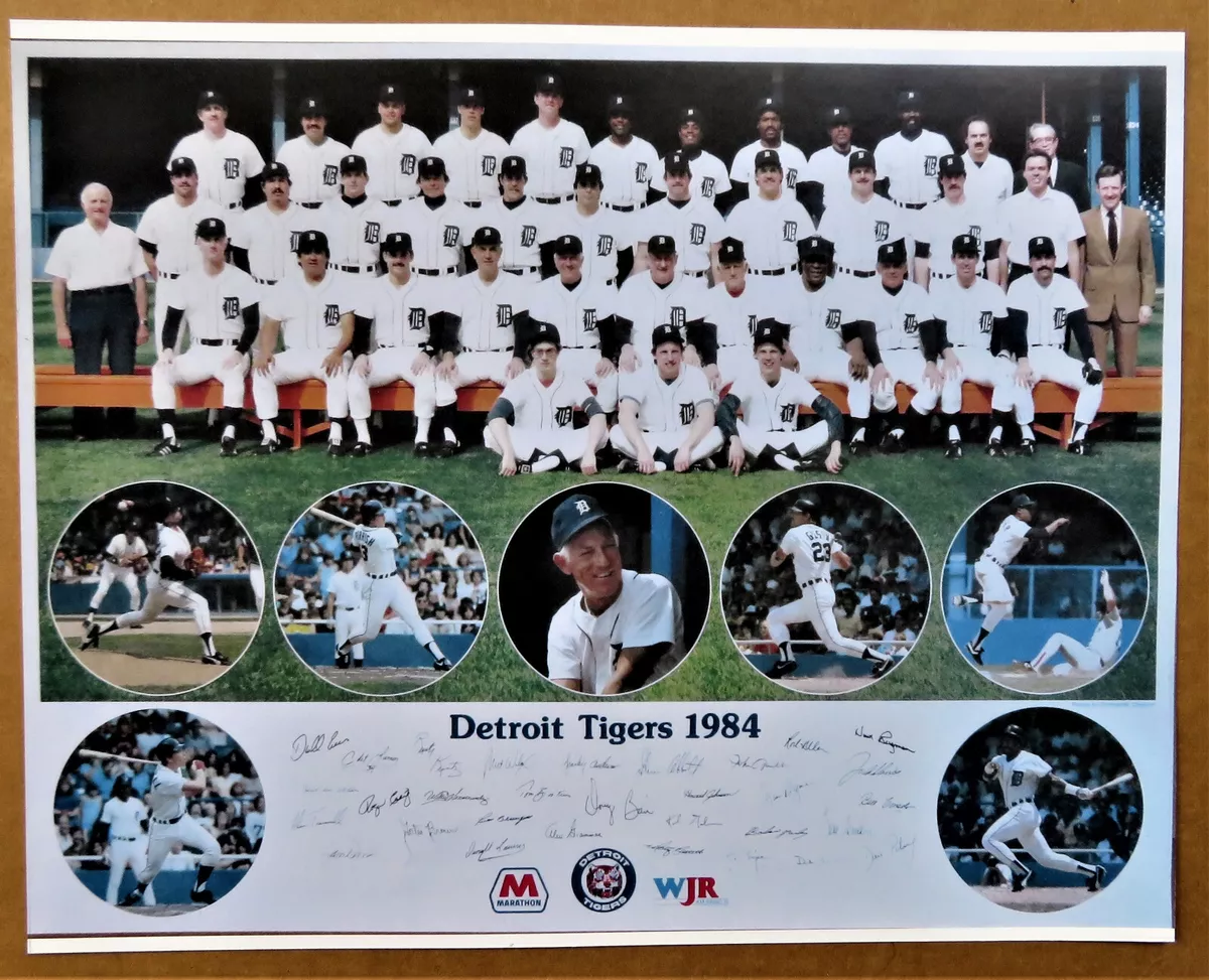 Detroit Tigers 1984 World Series Champions 11x14 Photo
