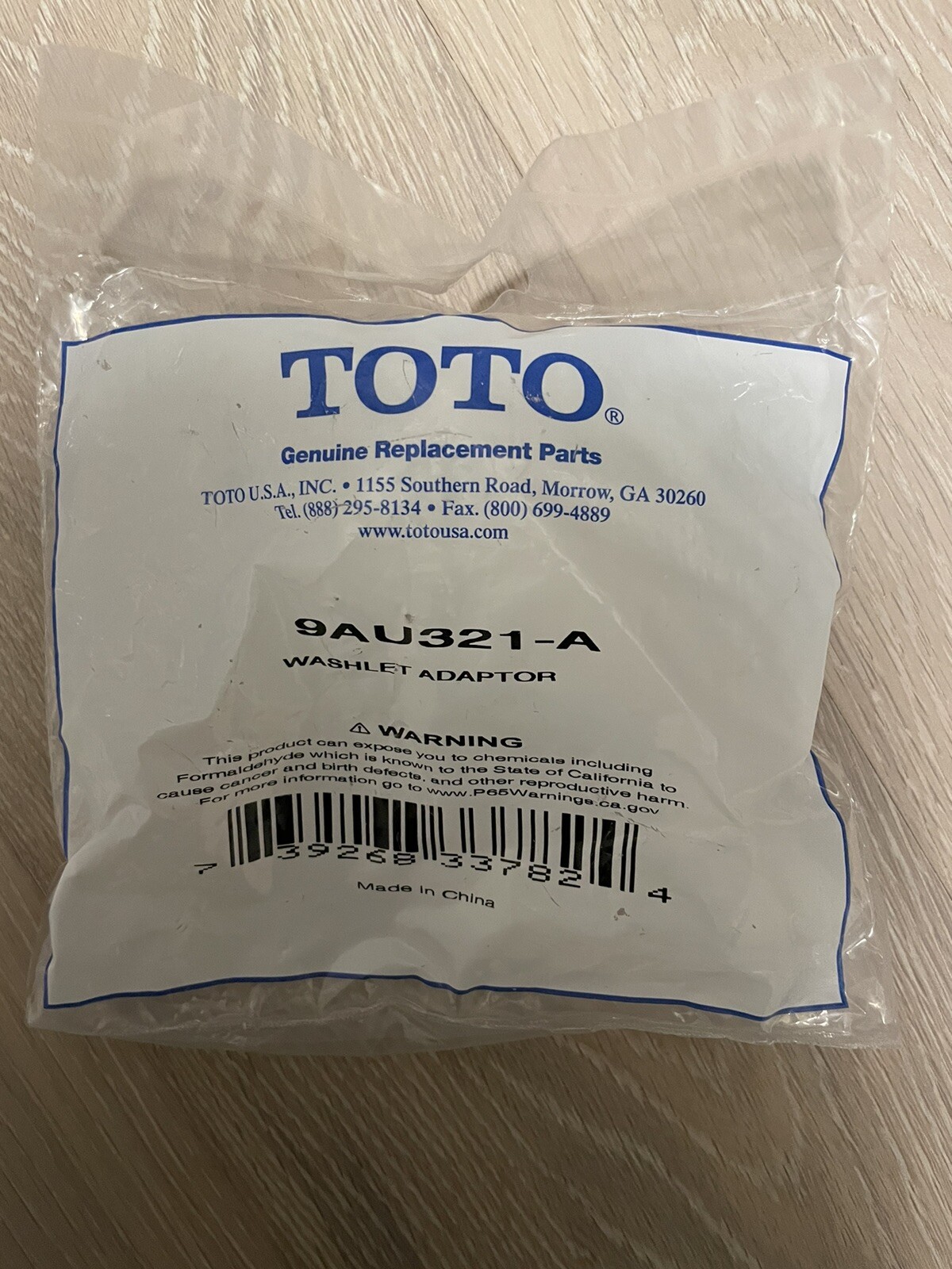 Toto Fill Valve Extension and Adaptor for WASHLET Tee Connection