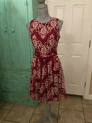 chinese dress ladies Nookie Lene Lace Maxi in Red – TrenLend main image 0