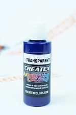 Createx Airbrush Colors 5106 Transparent Brite Blue 2oz. water-based paint 