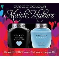 CUCCIO Veneer Match Makers - UNDER A BLUE MOON 6101 Pastel Baby Blue Gel Duo Kit