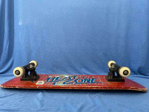 1990 Nash Manufacturing "HEAT ZONE" Skateboard Double Kick Tail Vintage Deck Rad - Picture 14 of 15