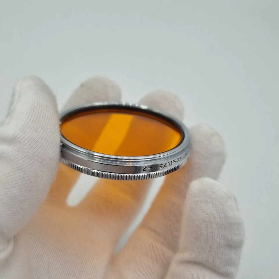 Heliopan 49x0.75 -2 orange filter vintage genuine #179 - Image 3 of 3