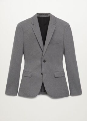 Neu mit Etikett Mango Herren Slim Fit Technik Anzug Sakko Gr. 46